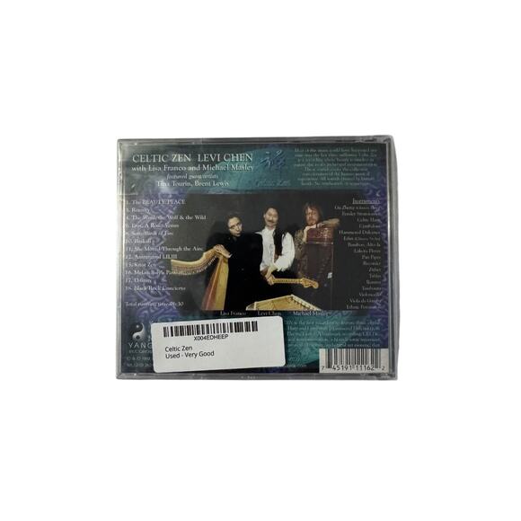 Celtic Zen CD Levi Chen with Lisa Franco and Michael Masley Preowned 1997 - Picture 3 of 3